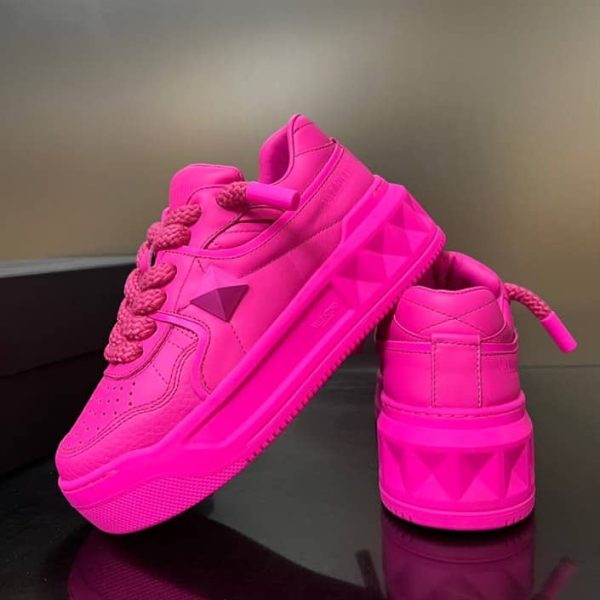 ONE STUD XL NAPPA LEATHER LOW-TOP SNEAKER – VLS023 - Image 3