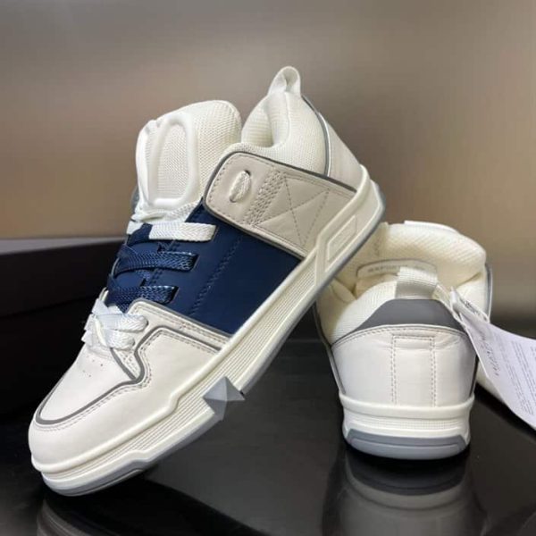 OPEN SKATE CALFSKIN AND FABRIC SNEAKER – VLS019 - Image 4