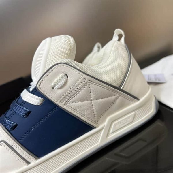 OPEN SKATE CALFSKIN AND FABRIC SNEAKER – VLS019 - Image 6