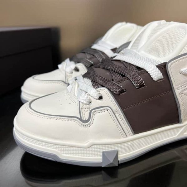 OPEN SKATE CALFSKIN AND FABRIC SNEAKER – VLS020 - Image 5