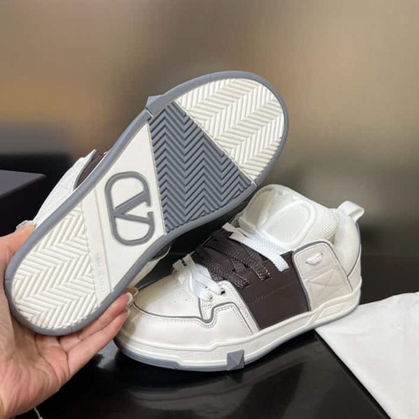 OPEN SKATE CALFSKIN AND FABRIC SNEAKER – VLS020 - Image 6