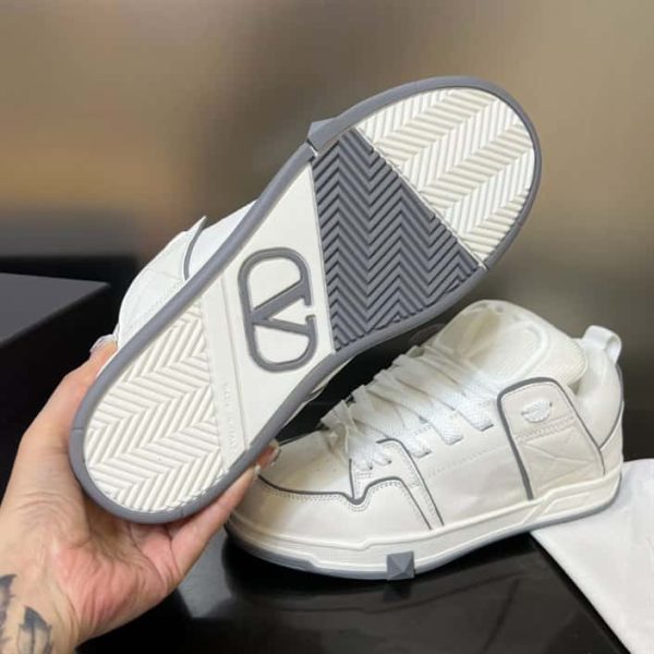 OPEN SKATE CALFSKIN AND FABRIC SNEAKER – VLS021 - Image 5