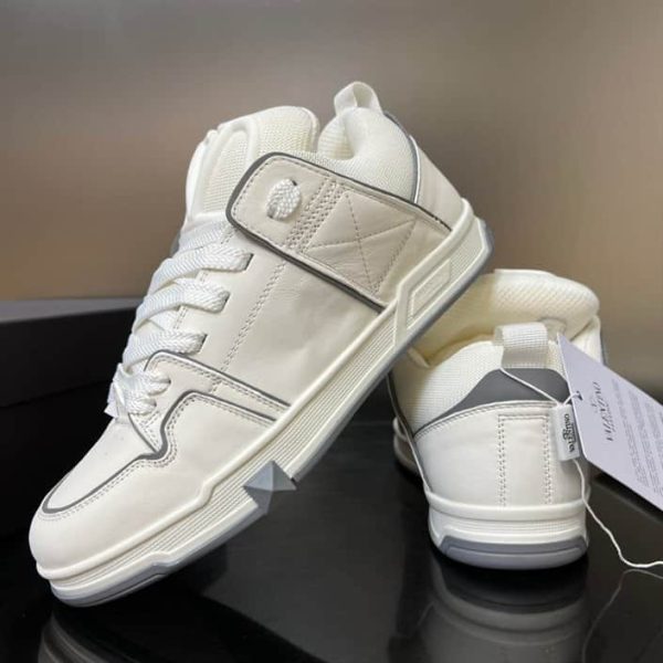 OPEN SKATE CALFSKIN AND FABRIC SNEAKER – VLS021 - Image 7