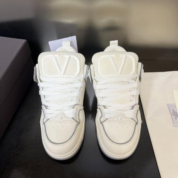 OPEN SKATE CALFSKIN AND FABRIC SNEAKER – VLS021 - Image 3