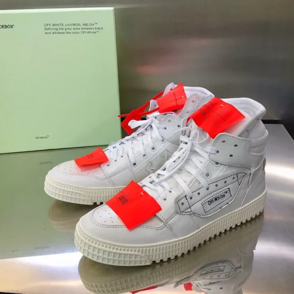 Off-White 3.0 Off Court Calf Leather Sneakers – OFF48 - Image 3