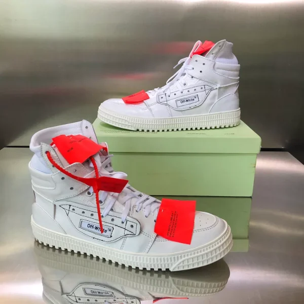 Off-White 3.0 Off Court Calf Leather Sneakers – OFF48 - Image 4