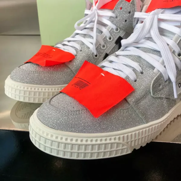 Off-White 3.0 Off Court Calf Leather Sneakers – OFF49 - Image 2