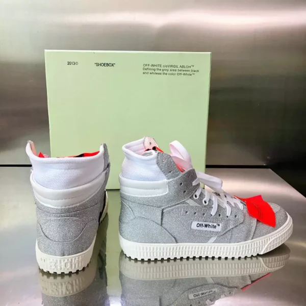 Off-White 3.0 Off Court Calf Leather Sneakers – OFF49 - Image 5