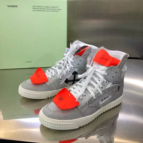 Off-White 3.0 Off Court Calf Leather Sneakers – OFF49 - Image 6