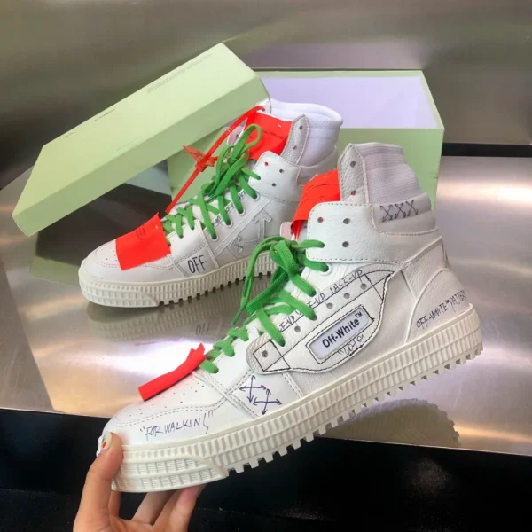 Off-White 3.0 Off Court Calf Leather Sneakers – OFF53 - Image 7