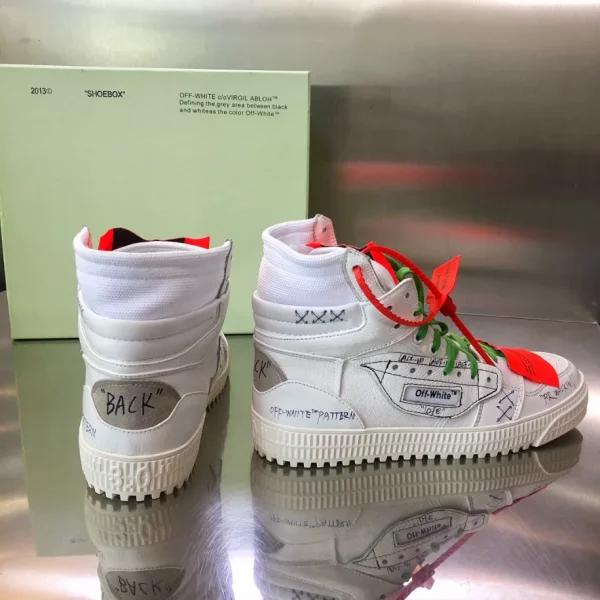 Off-White 3.0 Off Court Calf Leather Sneakers – OFF53 - Image 8
