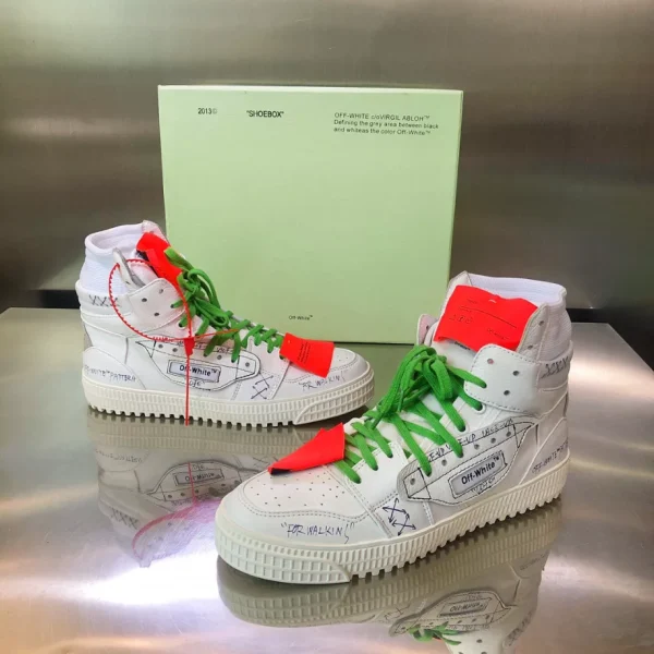 Off-White 3.0 Off Court Calf Leather Sneakers – OFF53 - Image 2