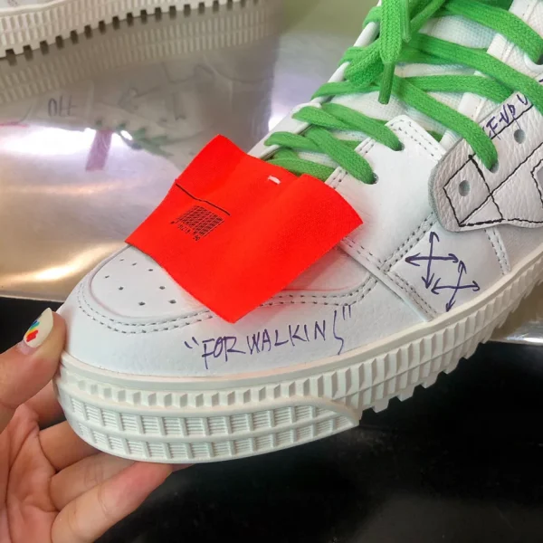 Off-White 3.0 Off Court Calf Leather Sneakers – OFF53 - Image 5