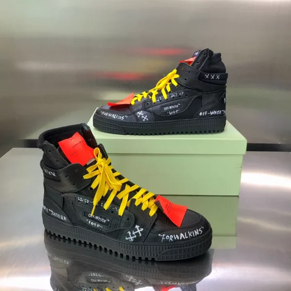 Off-White 3.0 Off Court Calf Leather Sneakers – OFF54 - Image 2