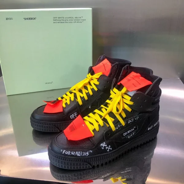 Off-White 3.0 Off Court Calf Leather Sneakers – OFF54 - Image 3