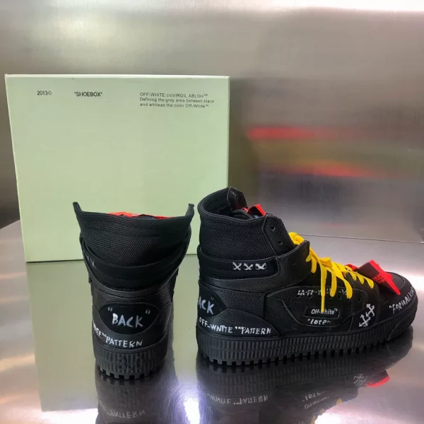 Off-White 3.0 Off Court Calf Leather Sneakers – OFF54 - Image 4