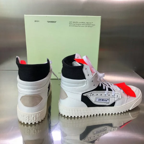 Off-White 3.0 Off Court Calf Leather Sneakers – OFF69 - Image 3