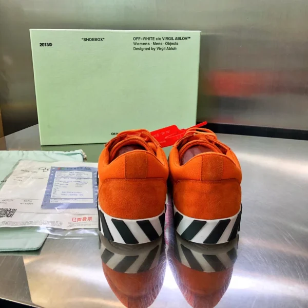 Off-White Low Vulcanized Distressed Sneakers – OFF60 - Image 4