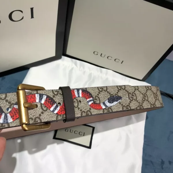 SNAKE PRINT GG SUPREME BELT – B0151 - Image 6