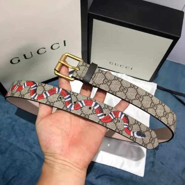 SNAKE PRINT GG SUPREME BELT – B0151 - Image 2
