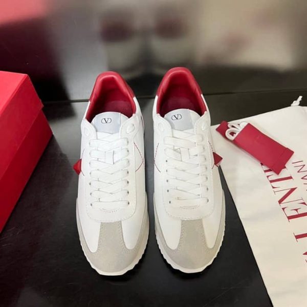 STUD AROUND LOW-TOP CALFSKIN AND NAPPA LEATHER SNEAKER – VLS002 - Image 7