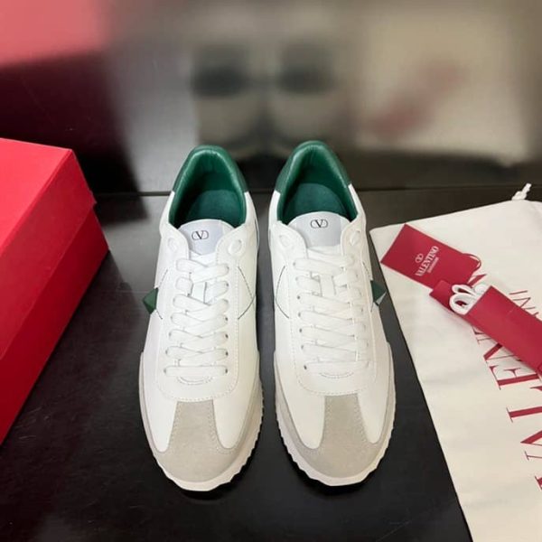 STUD AROUND LOW-TOP CALFSKIN AND NAPPA LEATHER SNEAKER – VLS003 - Image 6