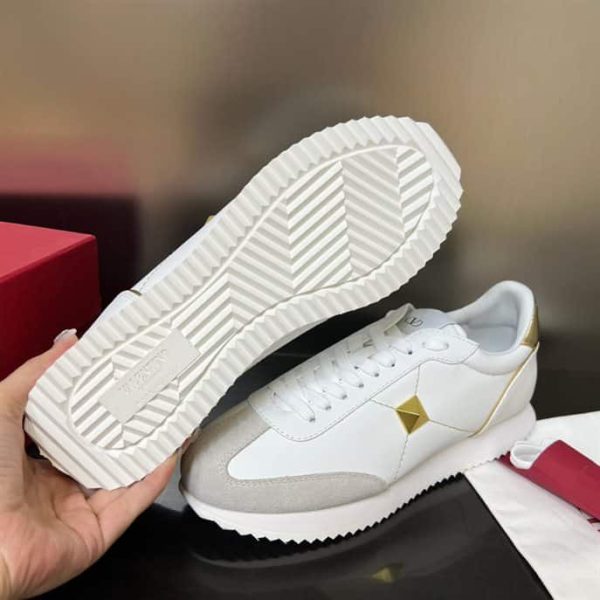 STUD AROUND LOW-TOP CALFSKIN AND NAPPA LEATHER SNEAKER – VLS005 - Image 8