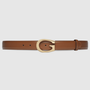 Thin belt with G buckle