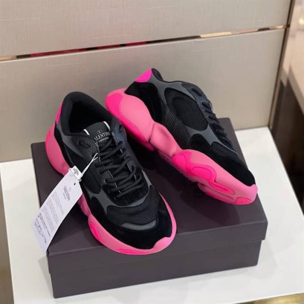 VALENTINO GARAVANI BUBBLEBACK MESH AND SUEDE SNEAKER – VLS035 - Image 3