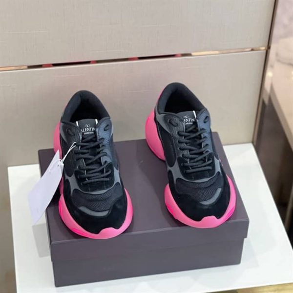VALENTINO GARAVANI BUBBLEBACK MESH AND SUEDE SNEAKER – VLS035 - Image 6
