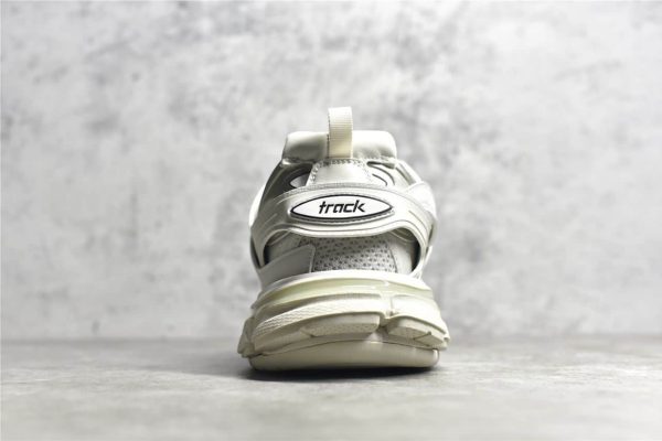 BALENCIAGA TRACK TRAINER SNEAKERS IN WHITE- BB62 - Image 6