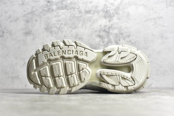 BALENCIAGA TRACK TRAINER SNEAKERS IN WHITE- BB62 - Image 7