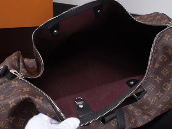 LV KEEPALL BANDOULIÈRE 55 MONOGRAM MACASSAR – WLM510 - Image 4