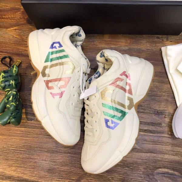 GUCCI RHYTON GLITTER SNEAKER - Image 4