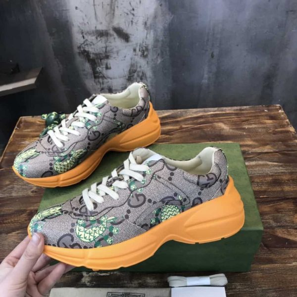 Gucci Pineapple men’s rhyton sneaker – GC116 - Image 2