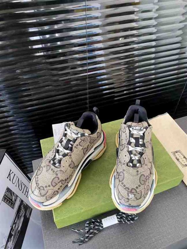 GUCCI x BALENCIAGA TRIPLE S TRAINERS – GG100 - Image 8