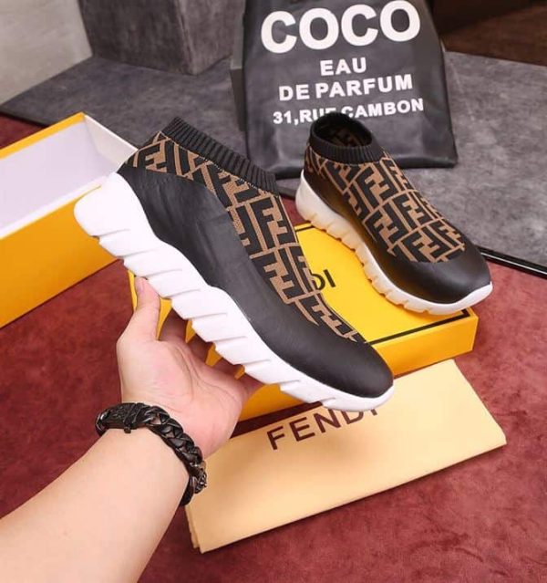 Fendi Tech Fabric Low-Tops – FD002 - Image 4
