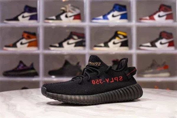 ADIDAS YEEZY BOOST 350 V2 BLACK RED – AD20 - Image 2
