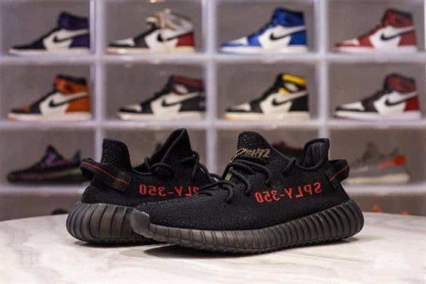 ADIDAS YEEZY BOOST 350 V2 BLACK RED – AD20 - Image 3