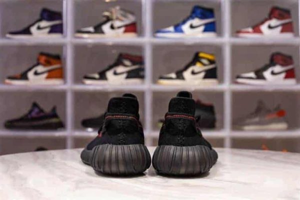 ADIDAS YEEZY BOOST 350 V2 BLACK RED – AD20 - Image 4