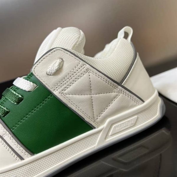 OPEN SKATE CALFSKIN AND FABRIC SNEAKER – VLS017 - Image 7