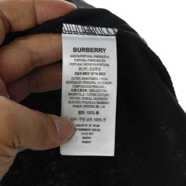 BURBERRY LONDON EMBROIDERED LOGO T SHIRT - Image 4
