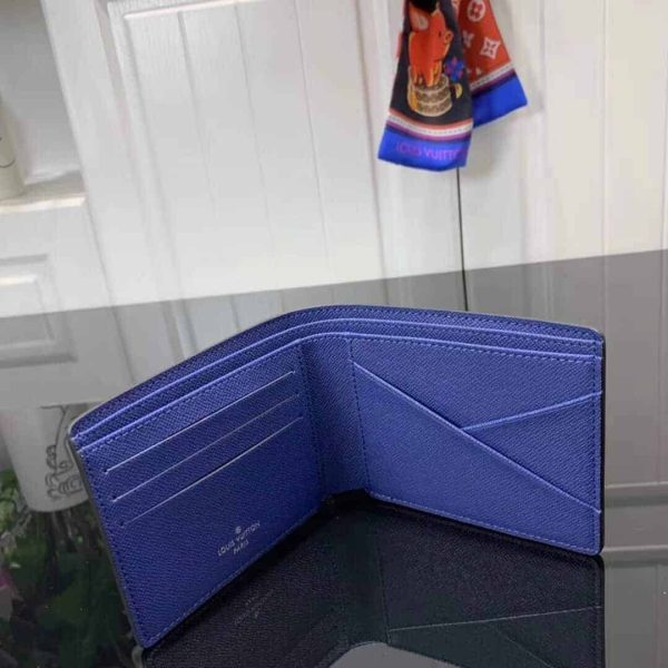 LOUIS VUITTON BLUE MULTIPLE WALLET - Image 3