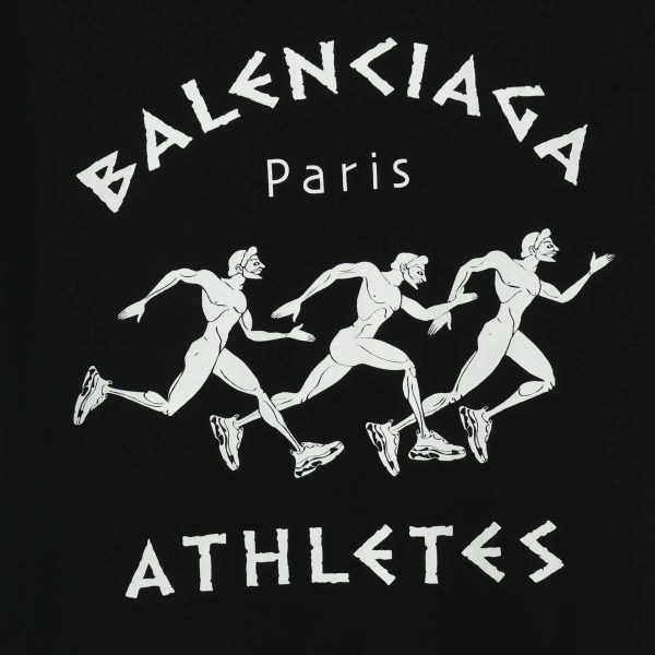 Balenciaga Athletes Print T-Shirt – BBS024 - Image 7