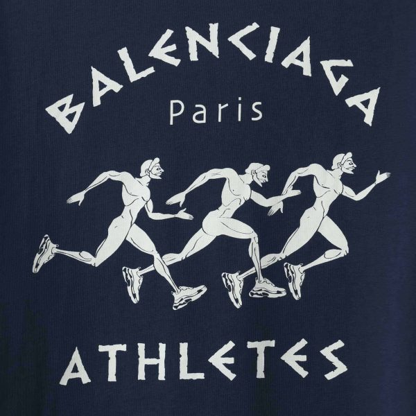 Balenciaga Athletes Print T-Shirt – BBS025 - Image 7