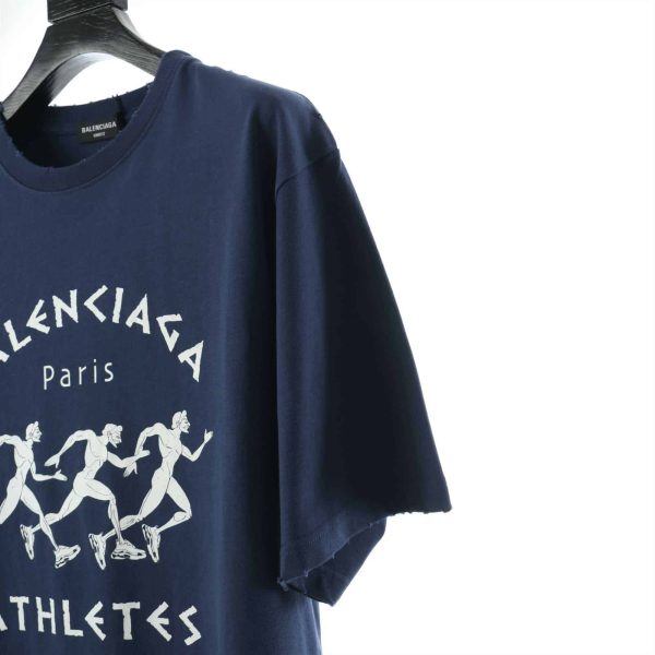 Balenciaga Athletes Print T-Shirt – BBS025 - Image 8