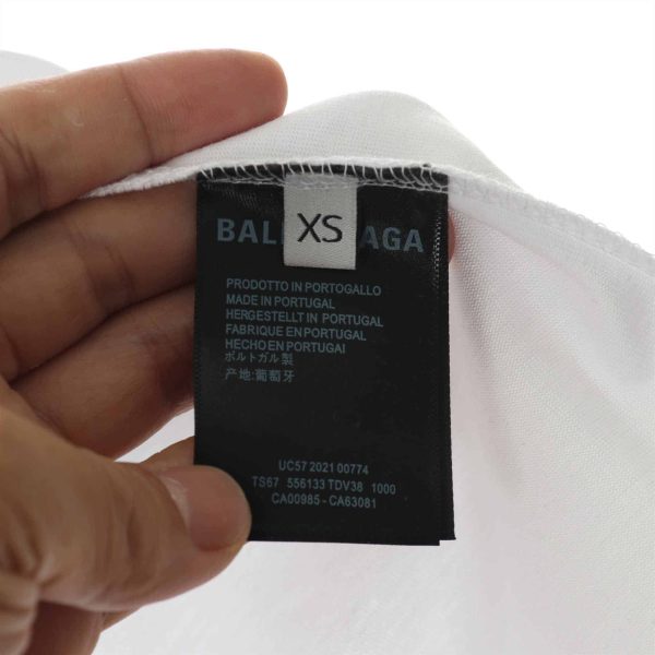 Balenciaga Classic White Coke Short Sleeve – BBS009 - Image 6