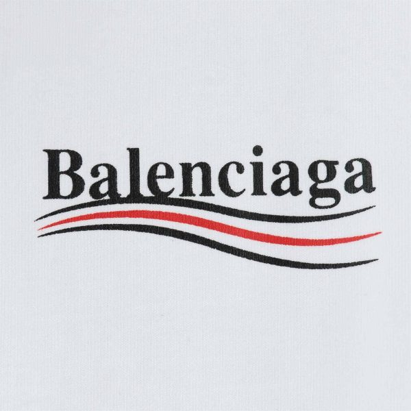 Balenciaga Classic White Coke Short Sleeve – BBS009 - Image 7