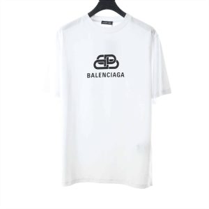 Balenciaga Metallic Printed Cotton Jersey T-Shirt – BBS014