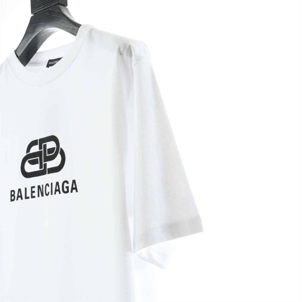 Balenciaga Metallic Printed Cotton Jersey T-Shirt – BBS014 - Image 6